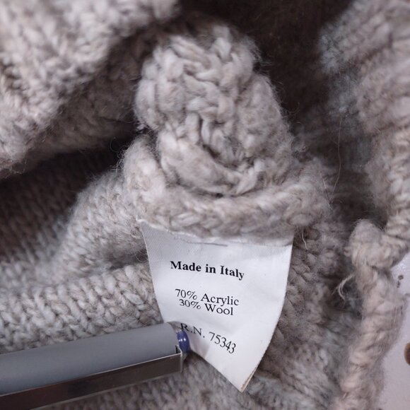 Immagini Wool Blend Knit Sweater, Made in Italy, Size Medium - Picture 6 of 9